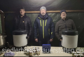 Alles ist bereit....die Gl&uuml;hwein-Bude